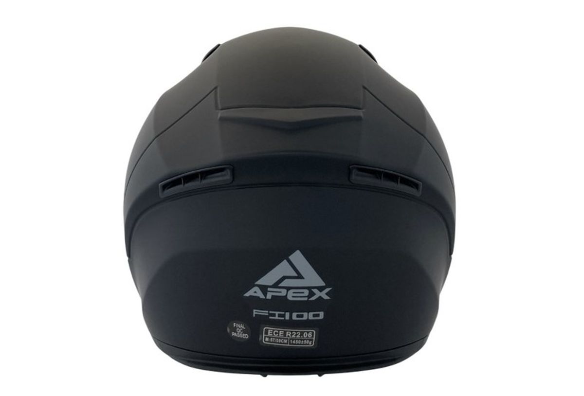 APEX Helhjelp FI100 Pro - Mattsvart - Lav vekt, meget trygg og sikker