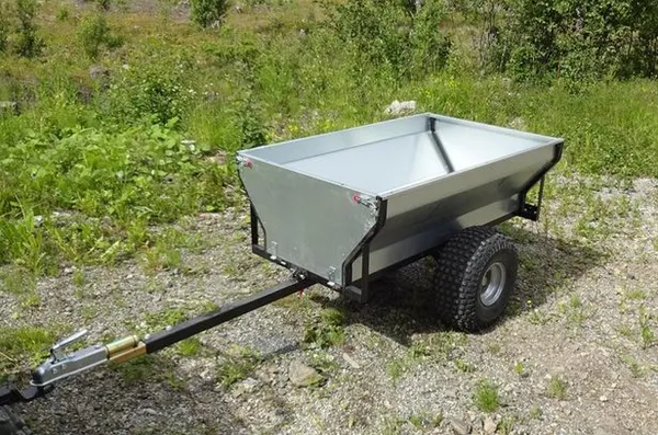 Hovedbilde ATV Henger 800kg m/Tipp - Vribar kulekobling